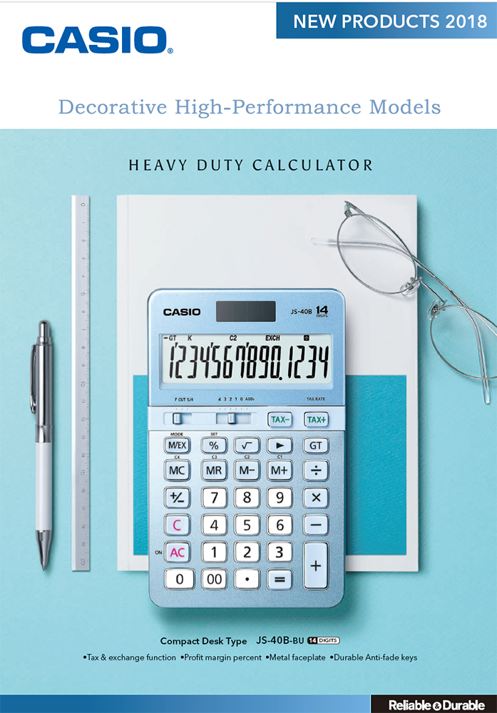 Heavy Duty Calculator 系列 (JS-40B-BU) 系列产品目录