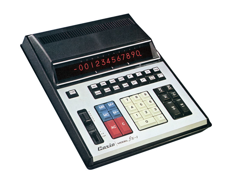 日本第一台科学计算器 fx-1