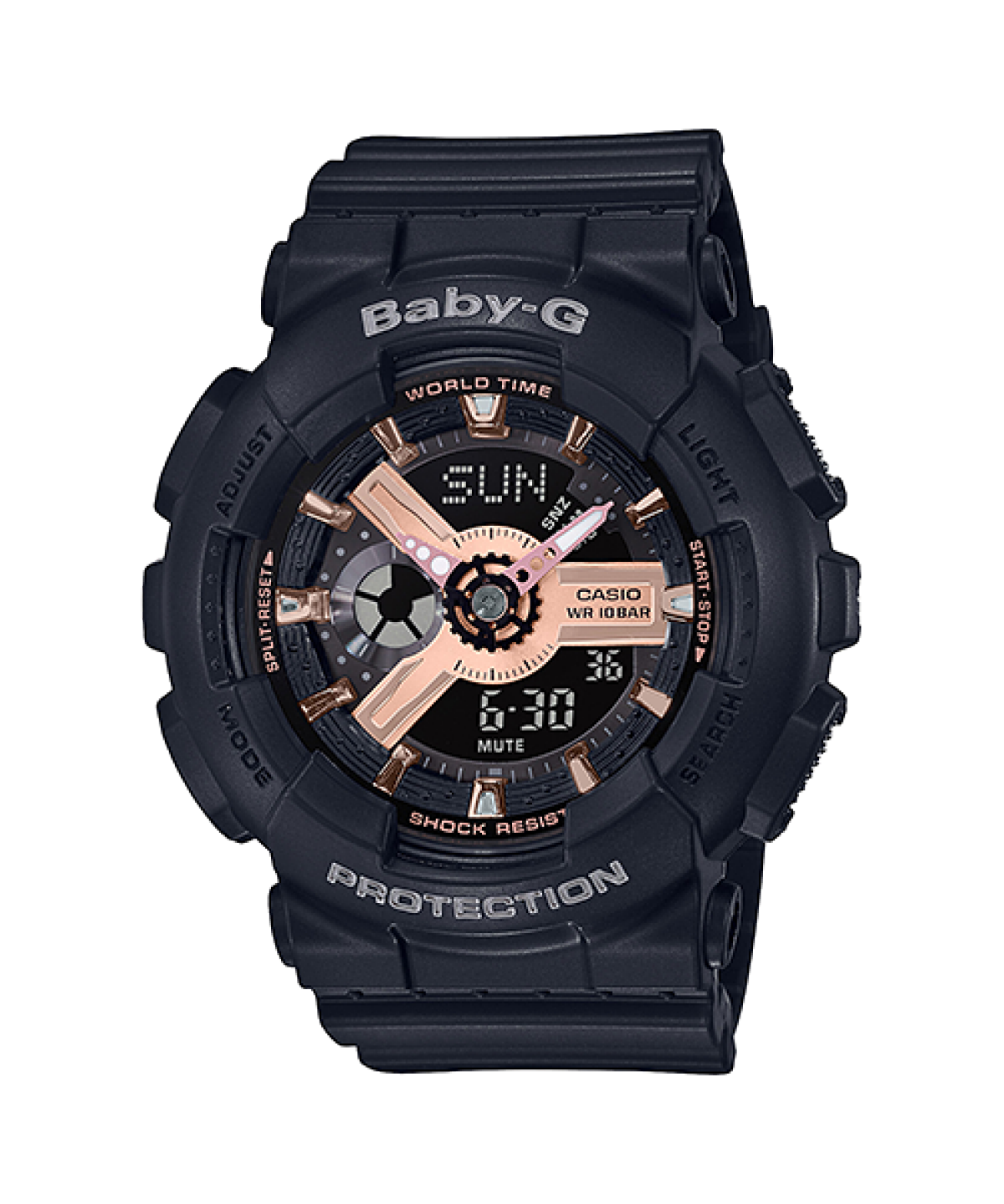 BABY-G BA-110RG-1A 手表 黑色 #1