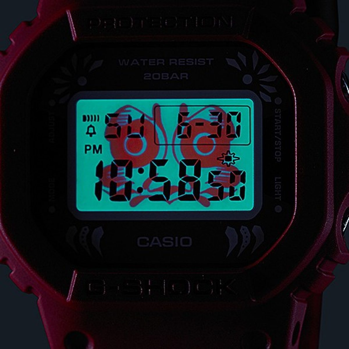 G-SHOCK DW-5600DA-4 手表 红色 #4