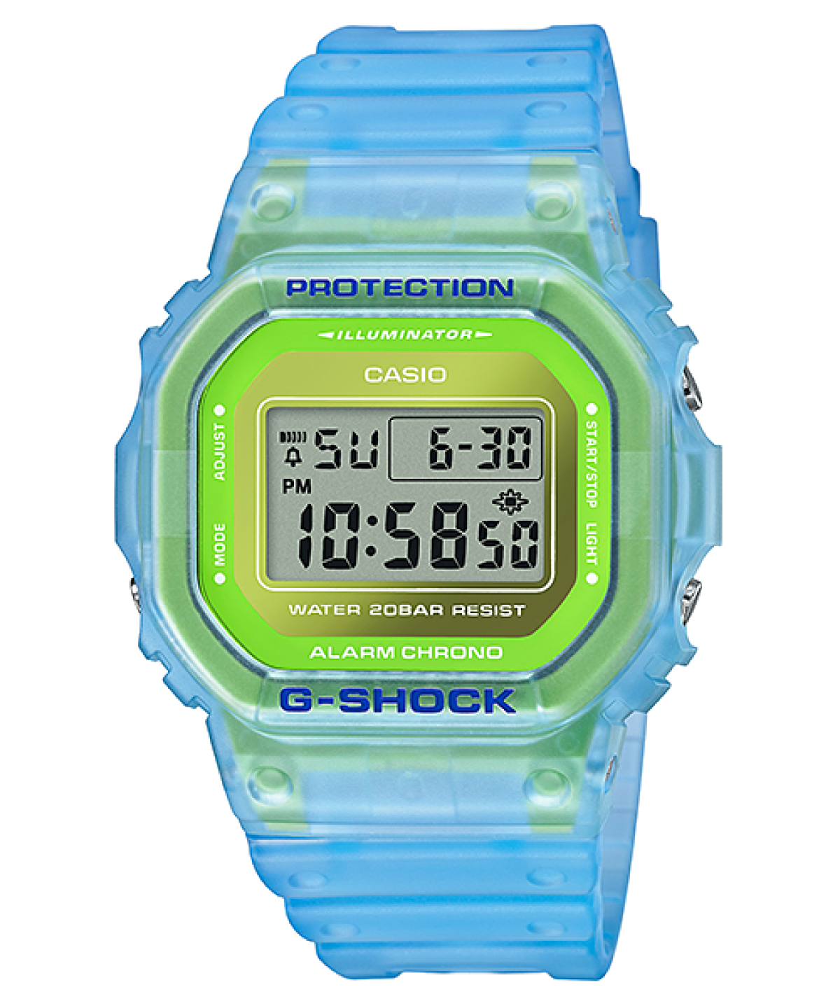 G-SHOCK DW-5600LS-2 手表 蓝色、浅蓝色 #1