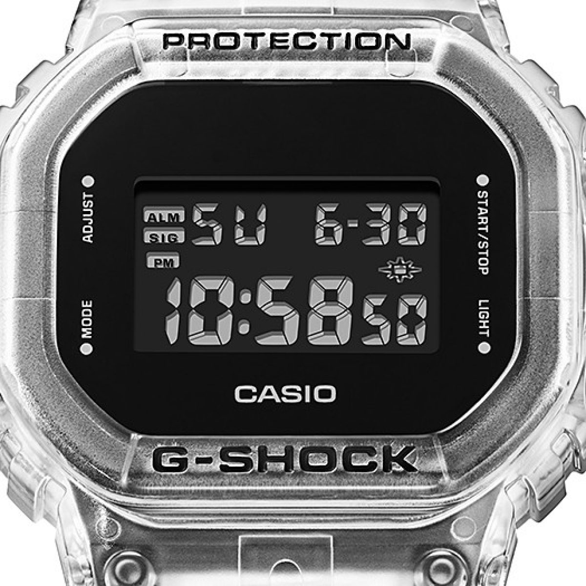 G-SHOCK DW-5600SKE-7 手表 透明色 #6
