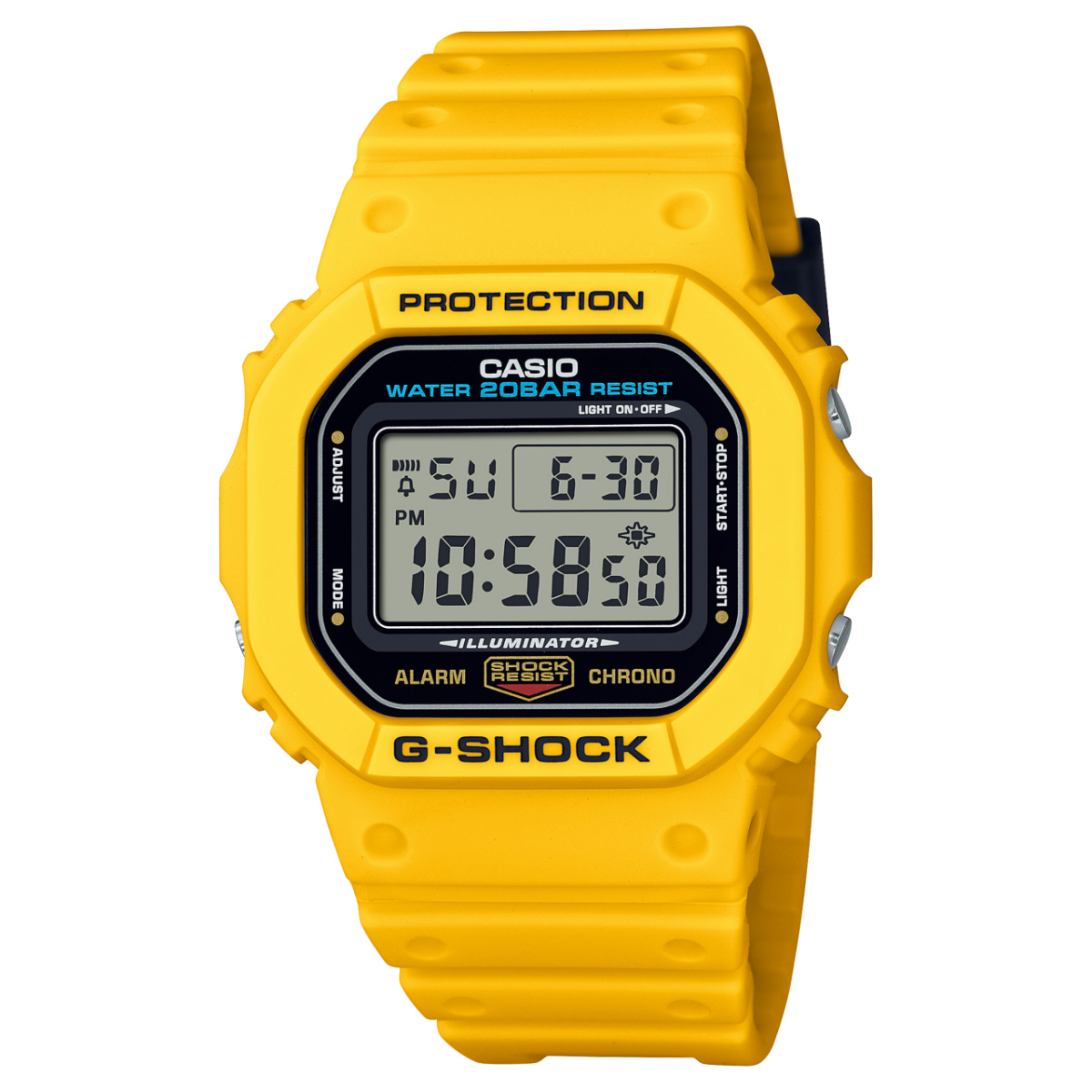 G-SHOCK DW-5600REC-9 手表 黄色 #1