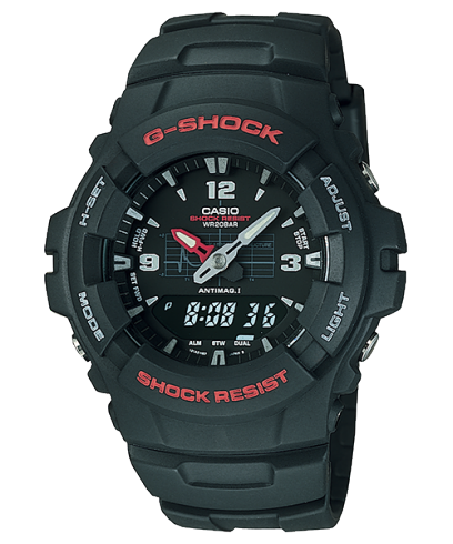 G-SHOCK G-100-1BM 手表 黑色 #1