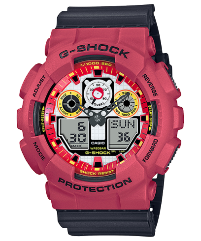 G-SHOCK GA-100DA-4A 手表 红色 #1