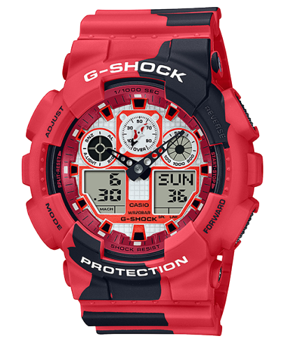 G-SHOCK GA-100JK-4A 手表 红色 #1