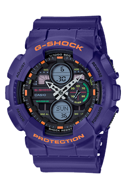 G-SHOCK GA-140-6APRBS 手表 紫色 #1