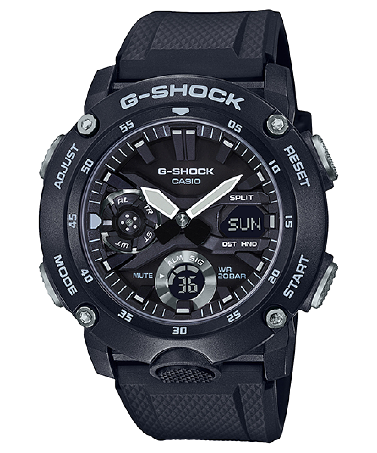 G-SHOCK GA-2000S-1A 手表 黑色 #1