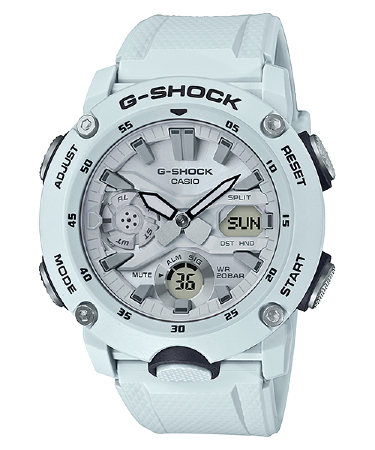 G-SHOCK GA-2000S-7A 手表 白色 #1