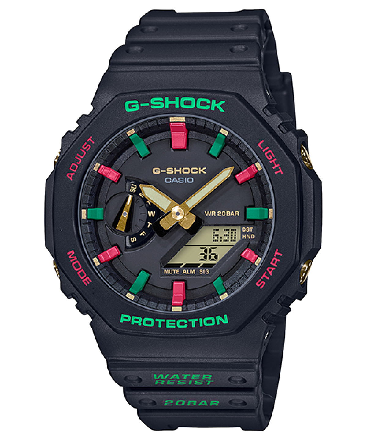 G-SHOCK GA-2100TH-1A 手表 黑色 #1