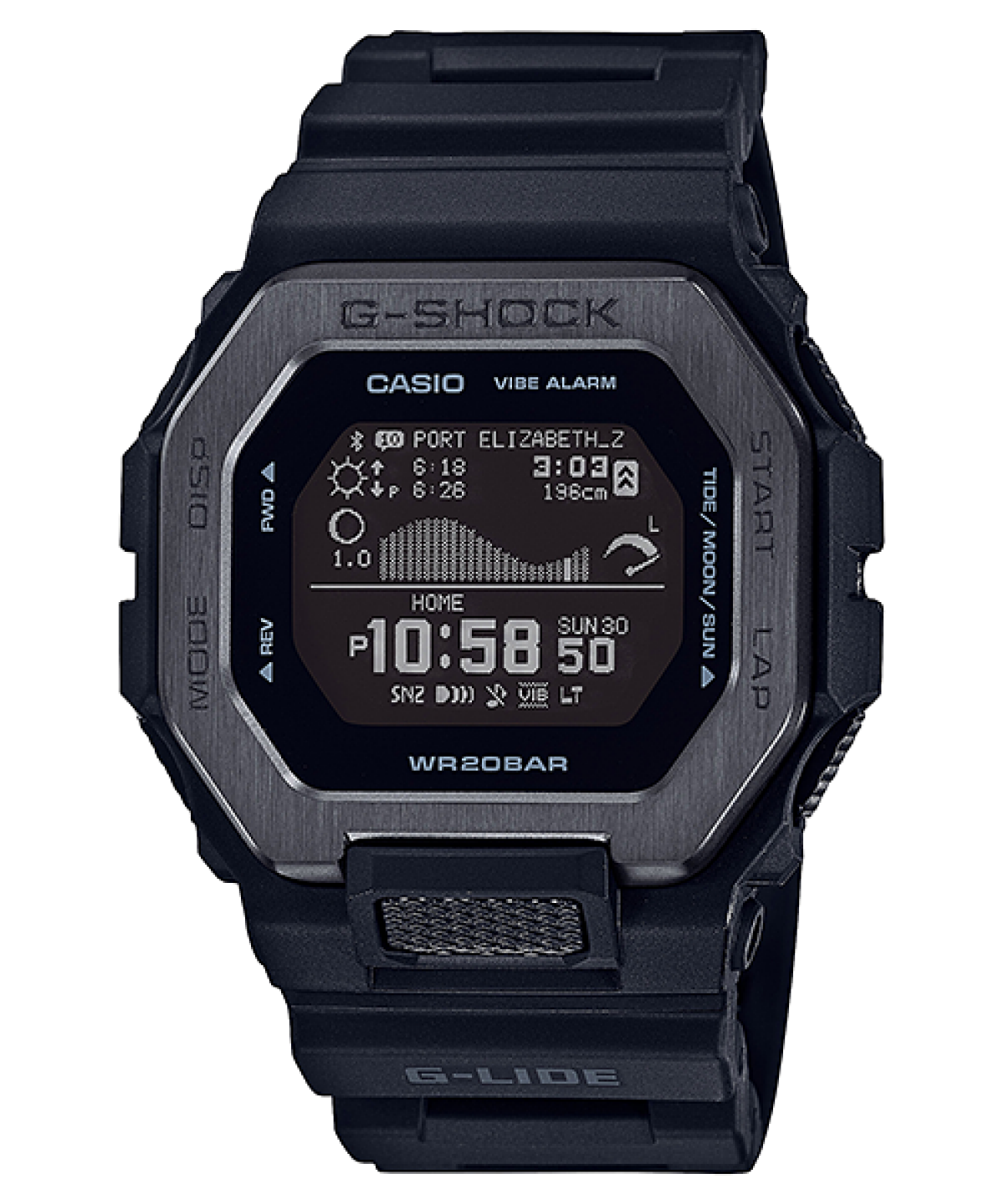 G-SHOCK GBX-100NS-1 手表 黑色 #1