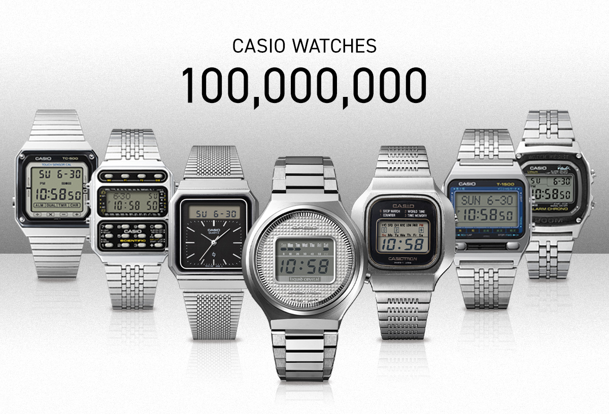 Casio ships 100 millionth watch