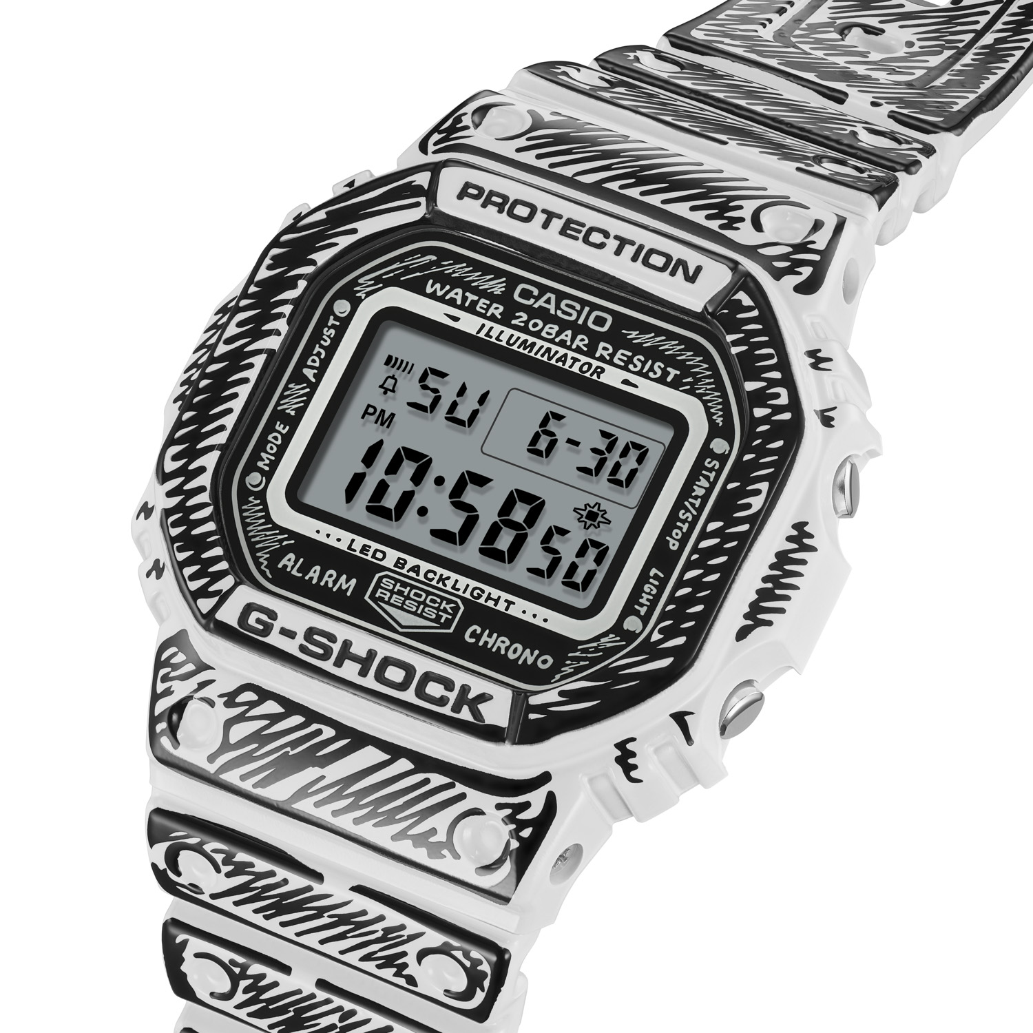 DW-5600JV-7 正面侧视图