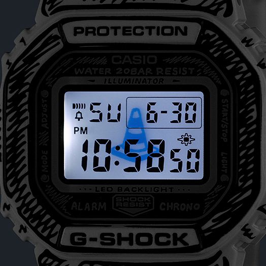DW-5600JV-7 LED 背光