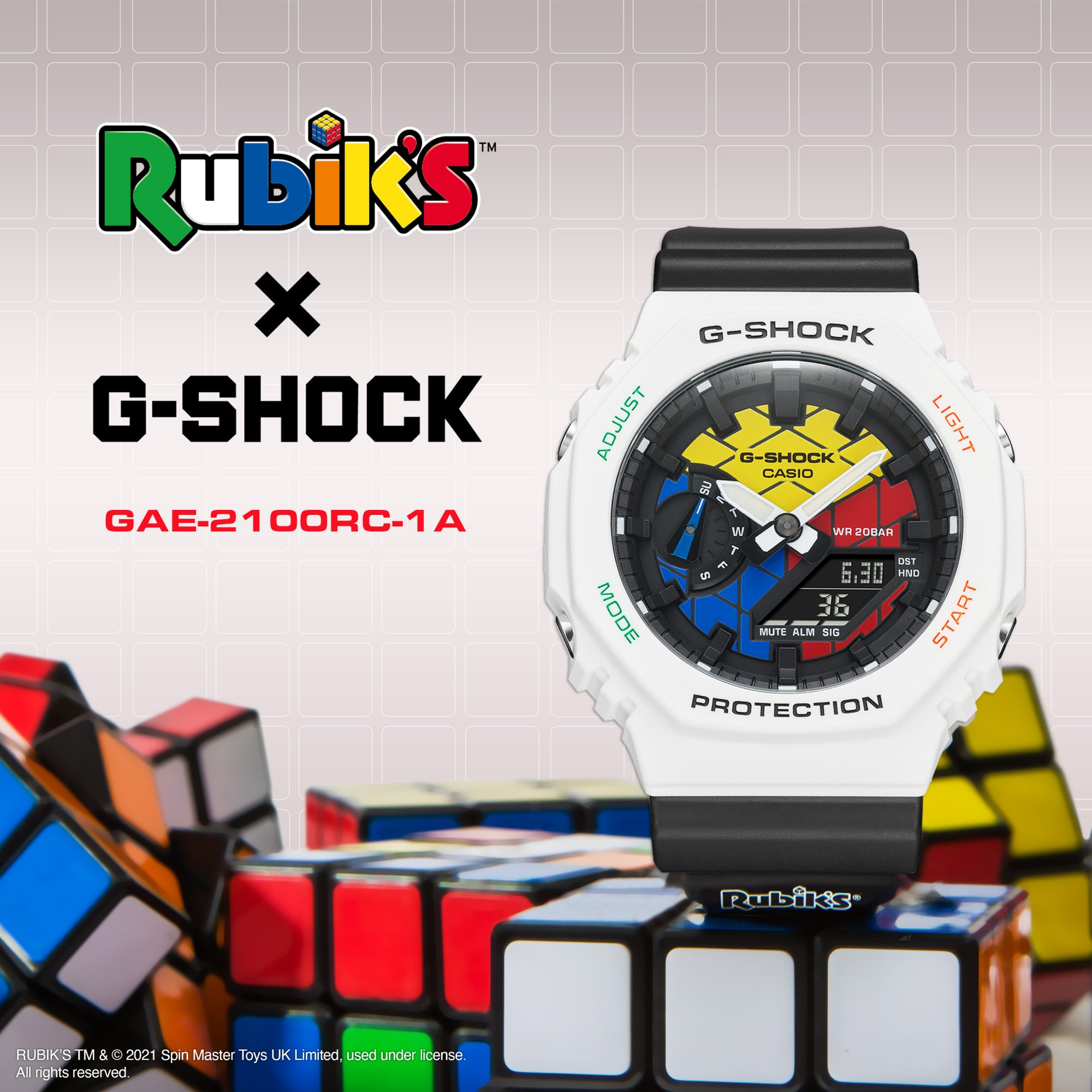 G-SHOCK · Rubik's 联名款发现新潮趣