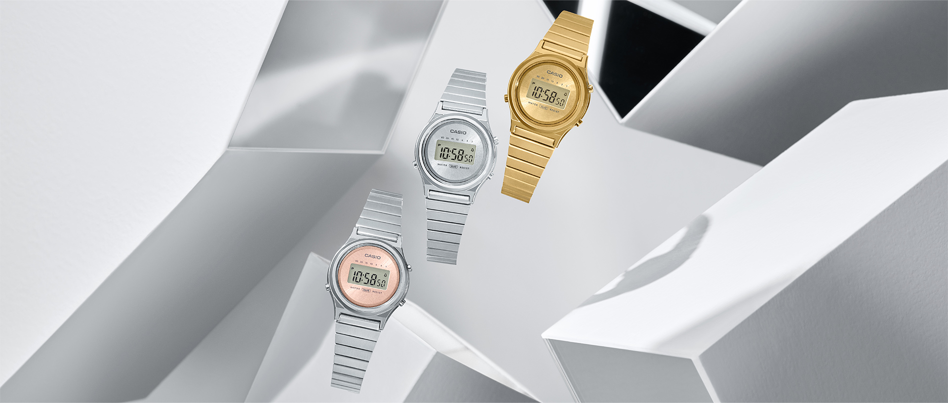 casio 极简女士手表
