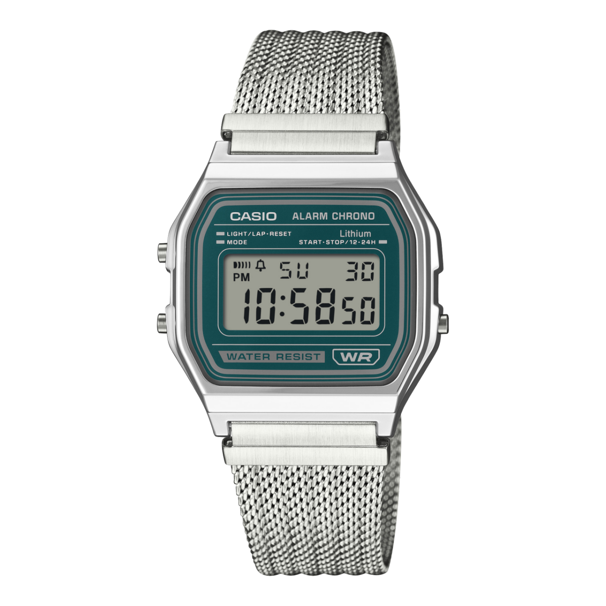 CASIO A158WEM-3 手表 银色 #1