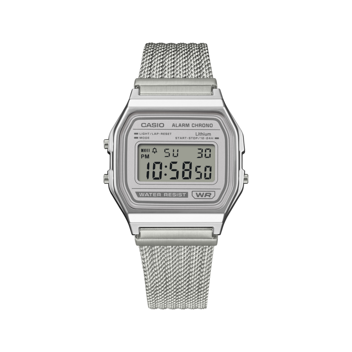 CASIO A158WEM-7 手表 银色 #5