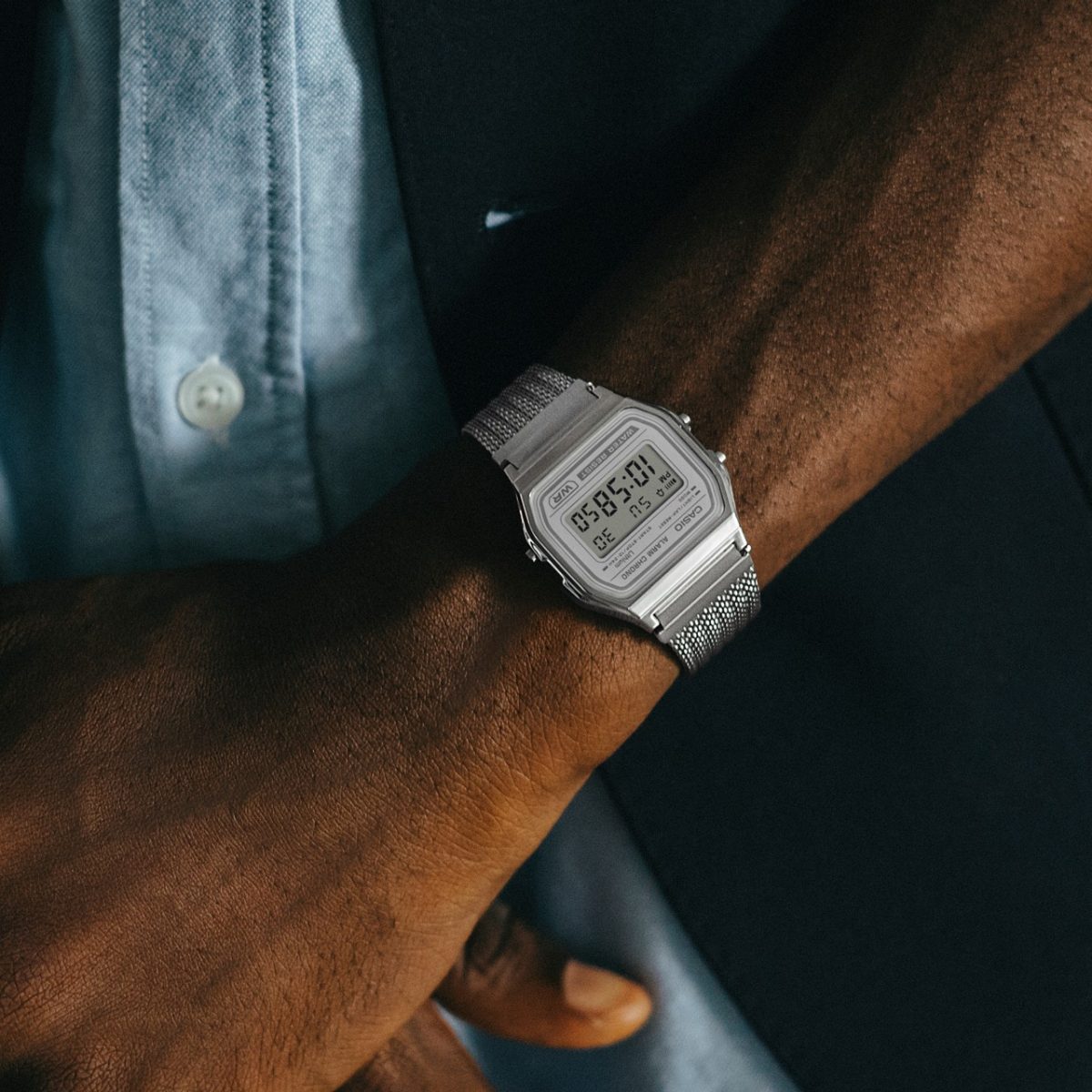 CASIO A158WEM-7 手表 银色 #2