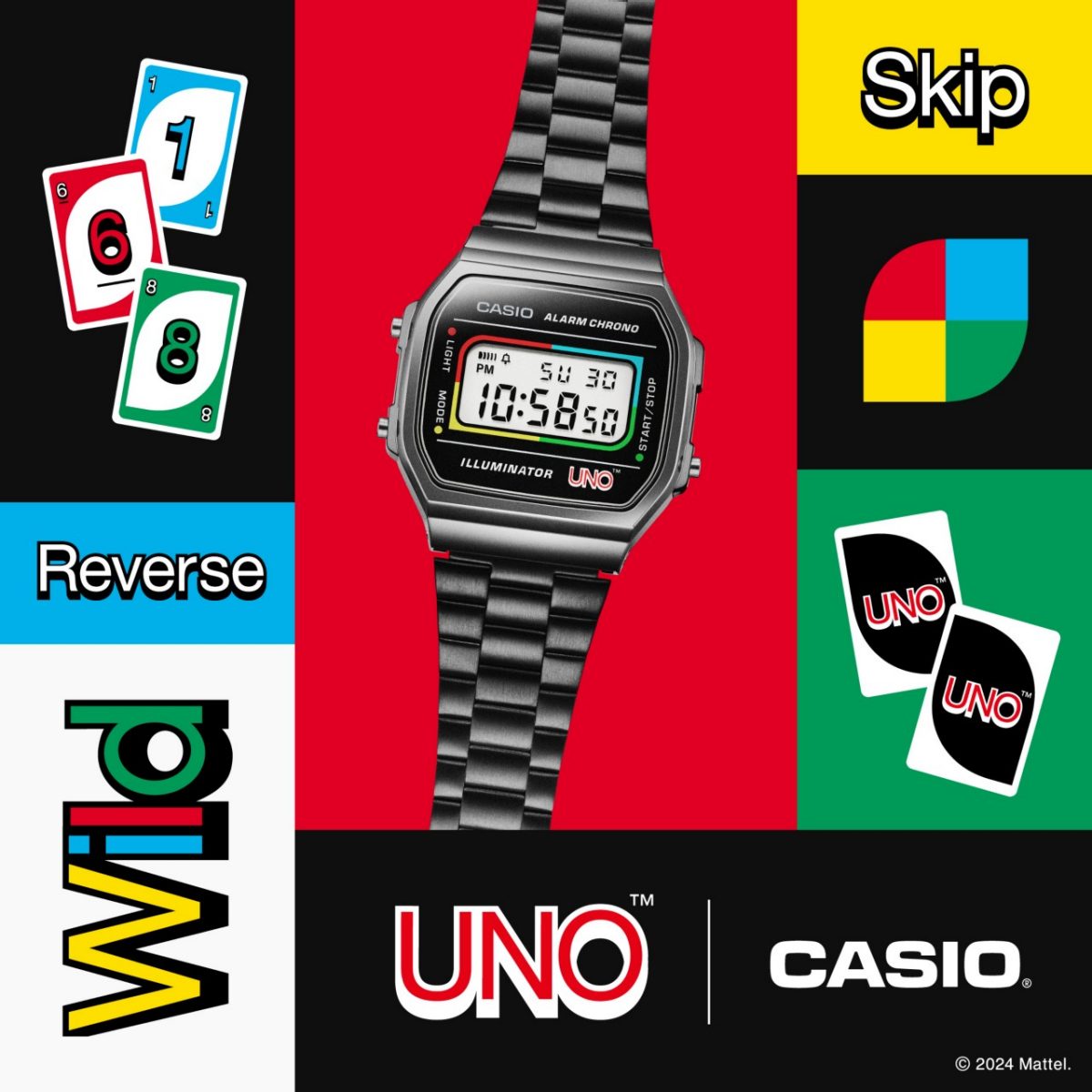 CASIO A168WEUC-1A 手表 黑色 #3