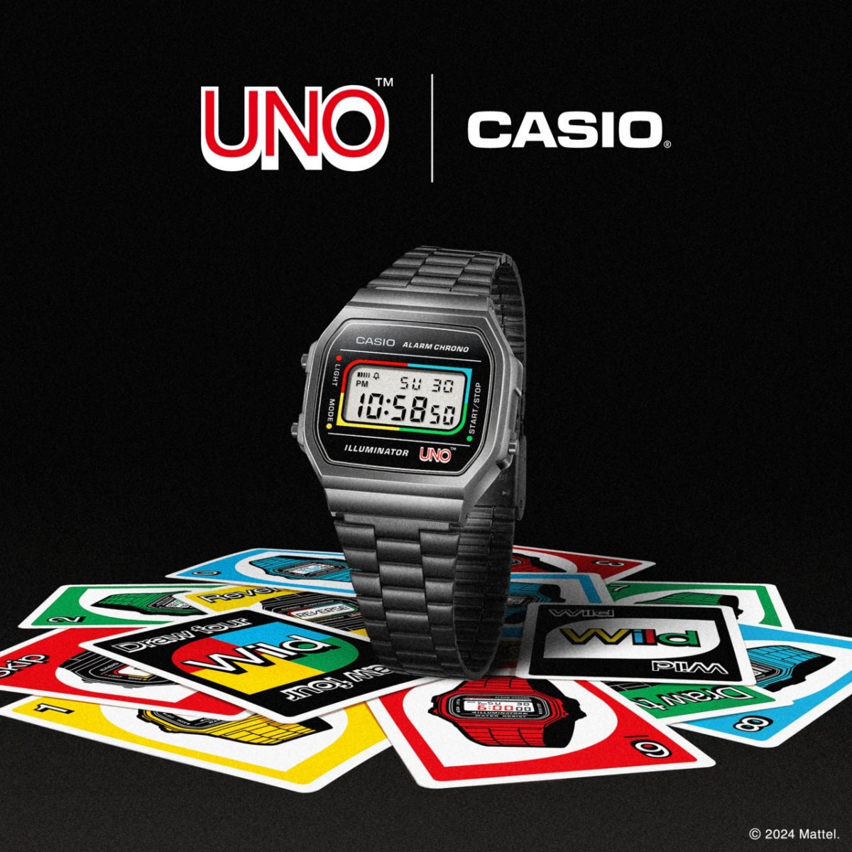 CASIO A168WEUC-1A 手表 黑色 #2