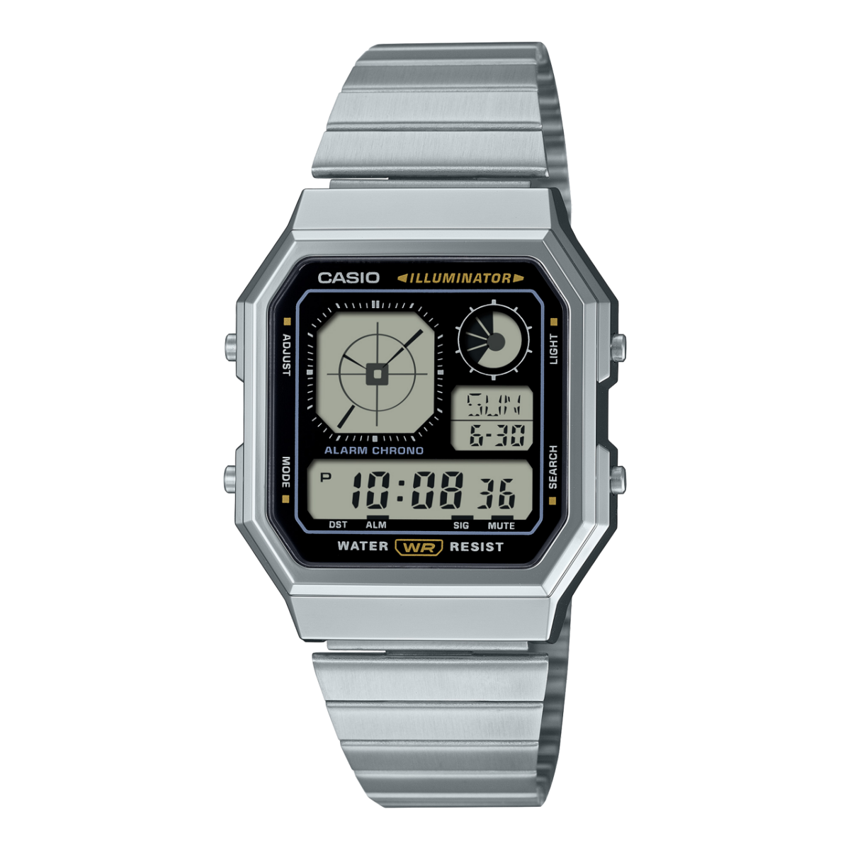 CASIO A130WE-1A 手表 银色 #1