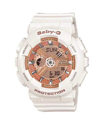 BABY-G BA-110-7A1 手表 白色 #1