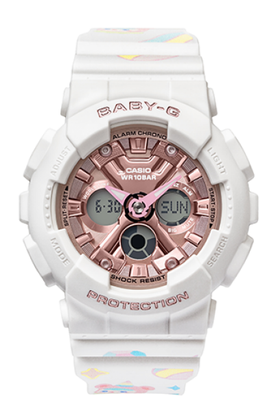 BABY-G BA-130-7A1PRP 手表 白色 #1