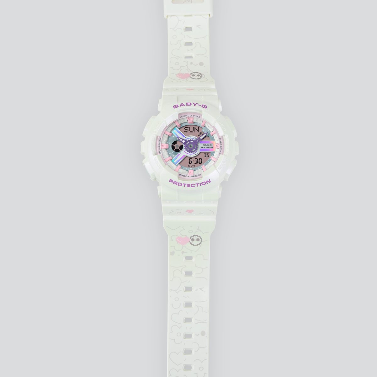 BABY-G BA-110FH-7APRG 手表 白色 #3