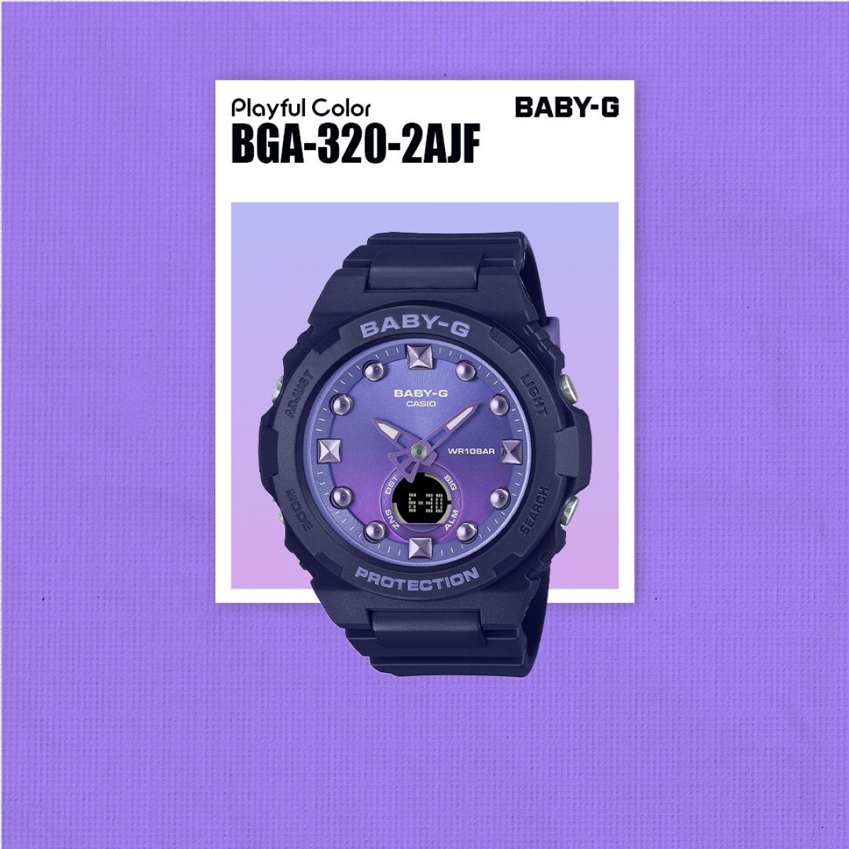 BABY-G BGA-320-2A 手表 蓝色、浅蓝色 #5