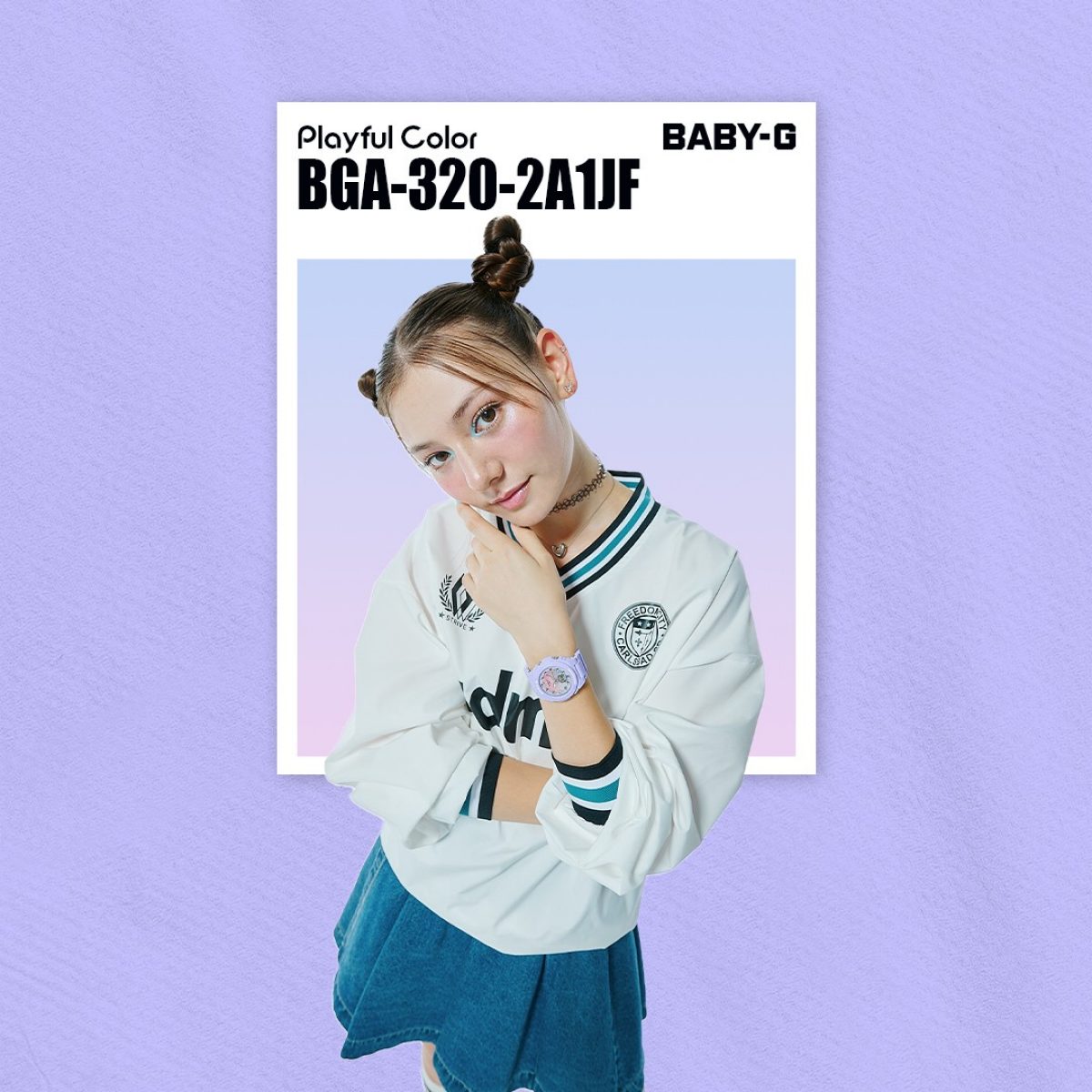 BABY-G BGA-320-2A1 手表 蓝色、浅蓝色 #3
