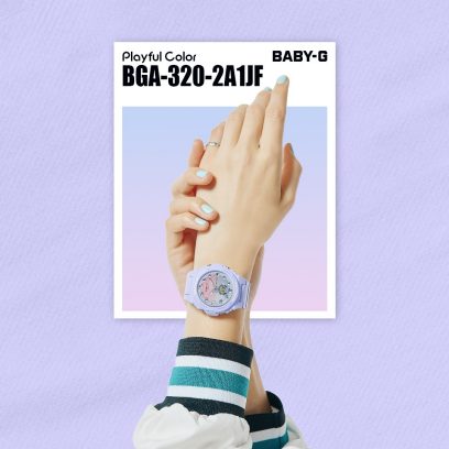 BABY-G BGA-320-2A1 手表 蓝色、浅蓝色 #2