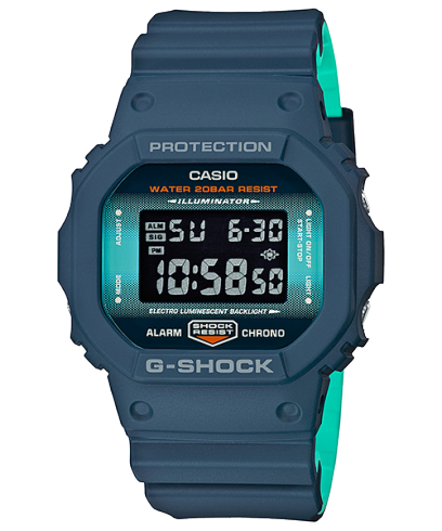 G-SHOCK DW-5600CC-2 手表 蓝色、浅蓝色 #1