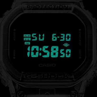 G-SHOCK DW-5600SKE-7 手表 透明色 #5