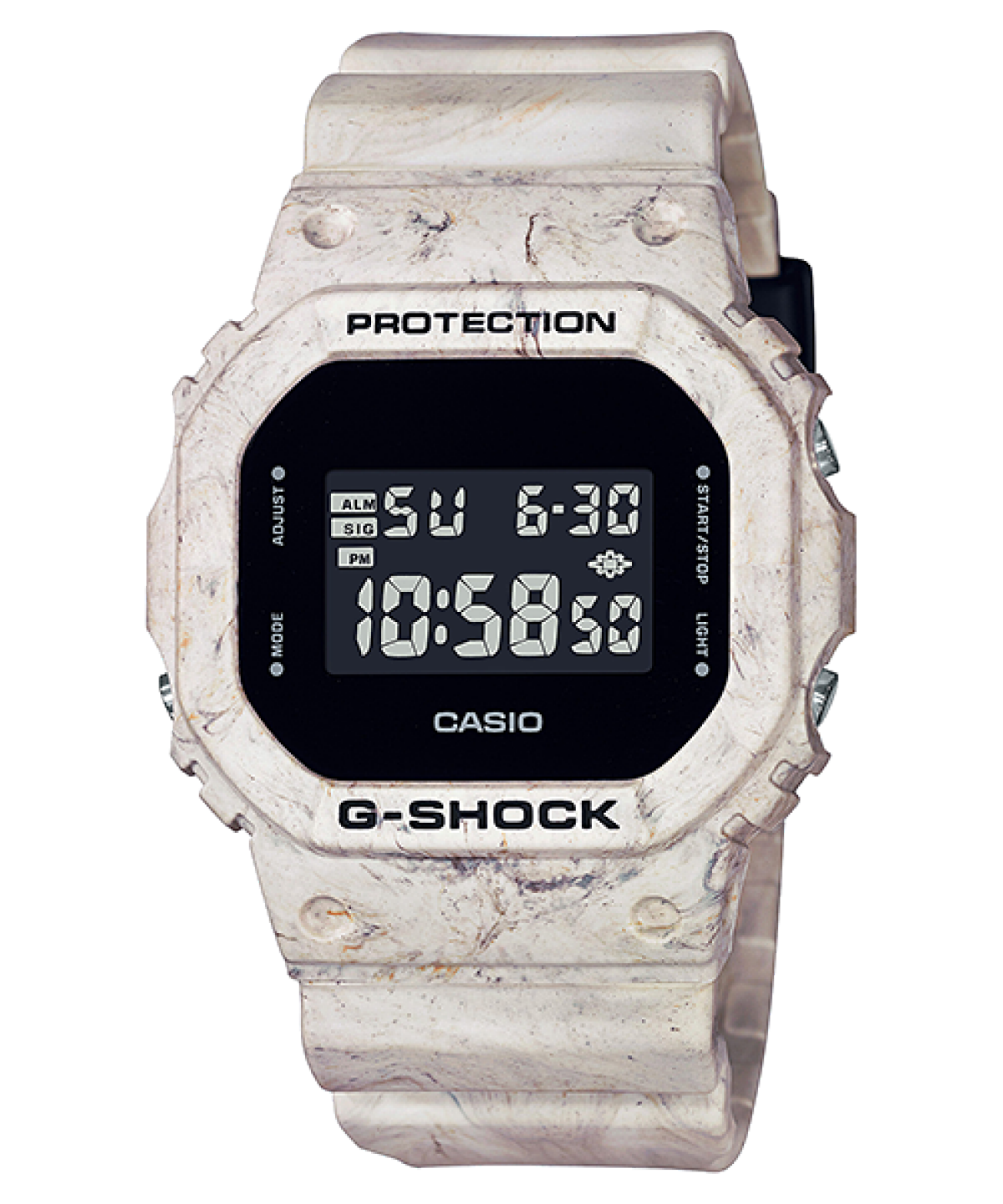 G-SHOCK DW-5600WM-5 手表 米色 #1