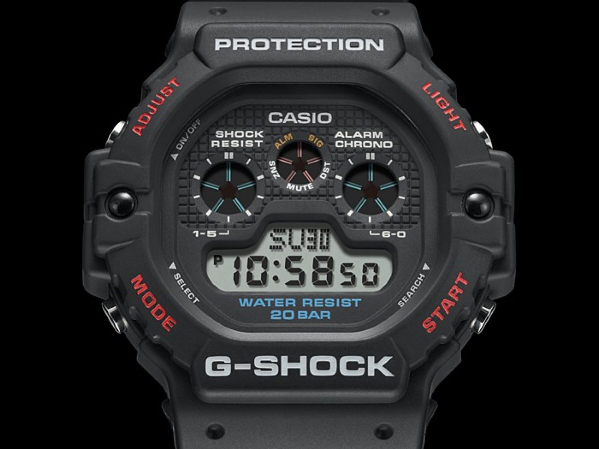 G-SHOCK DW-5900-1 手表 黑色 #8