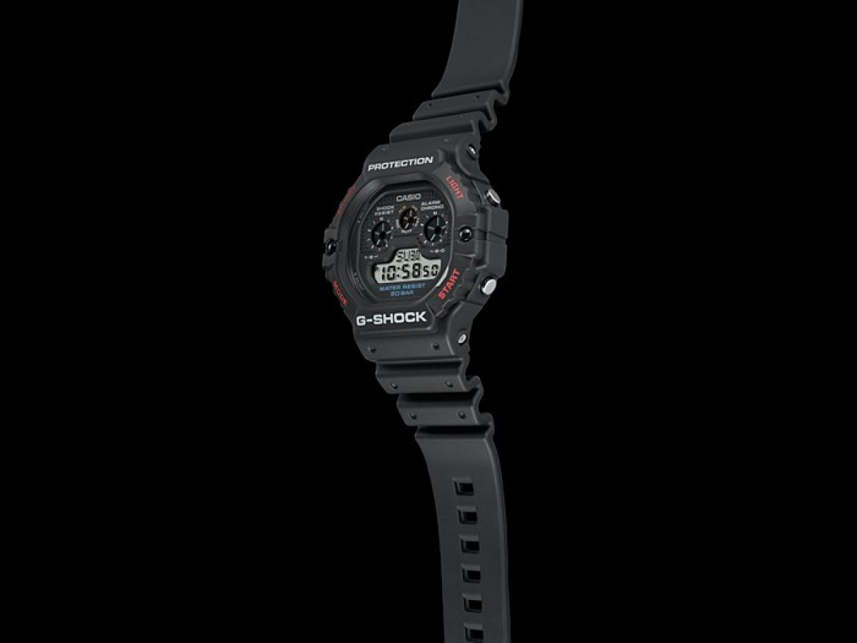 G-SHOCK DW-5900-1 手表 黑色 #9