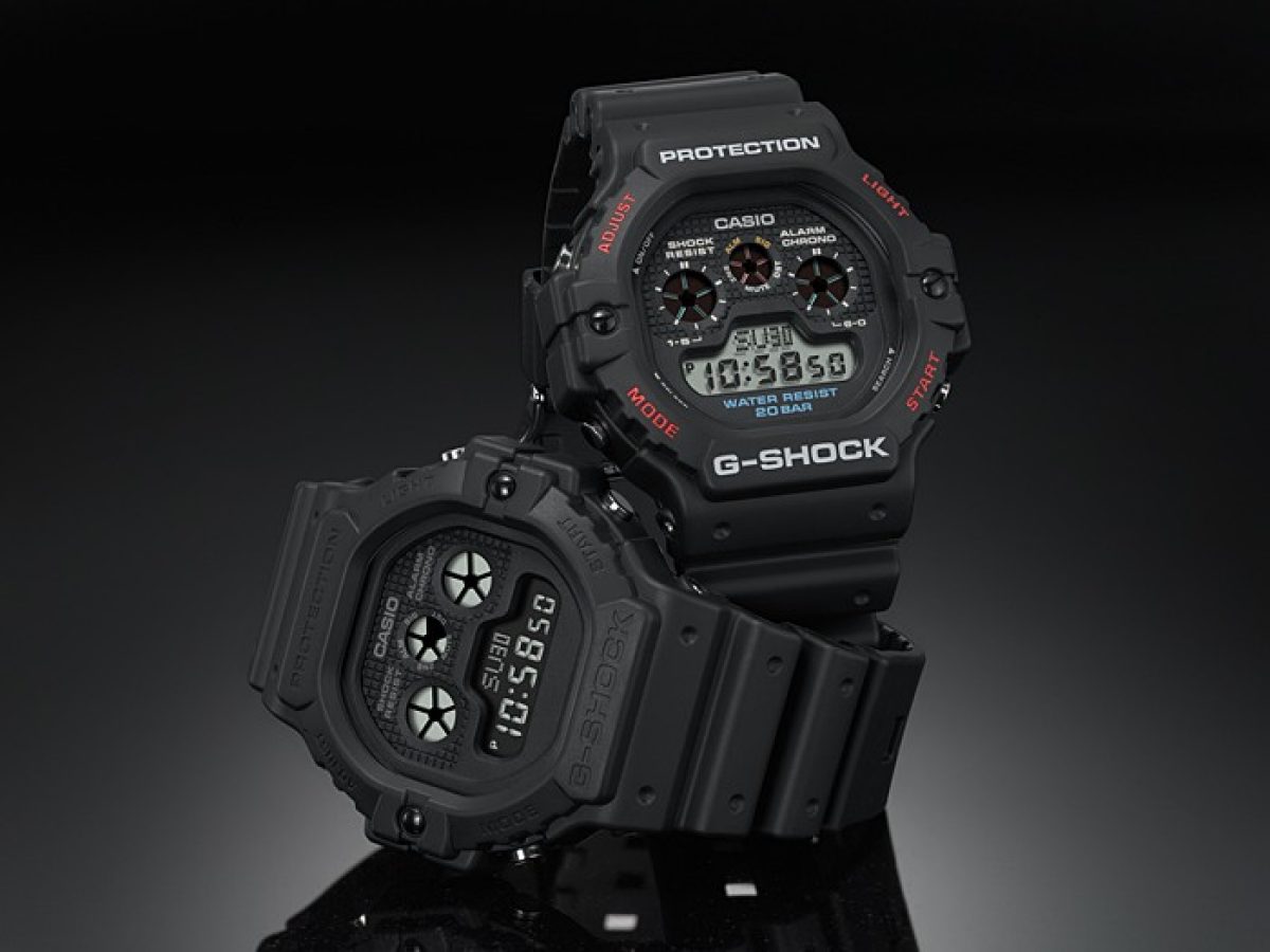 G-SHOCK DW-5900-1 手表 黑色 #6