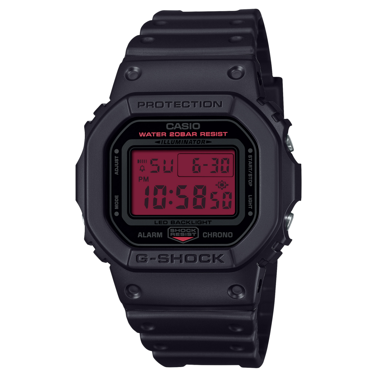 G-SHOCK DW-5600BBR-1 手表 黑色 #1