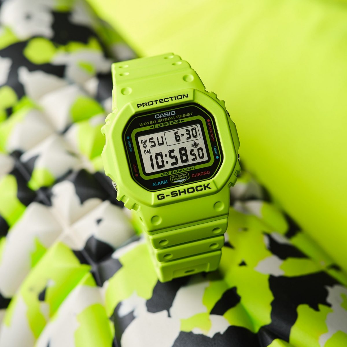 G-SHOCK DW-5600EP-9 手表 黄色 #2