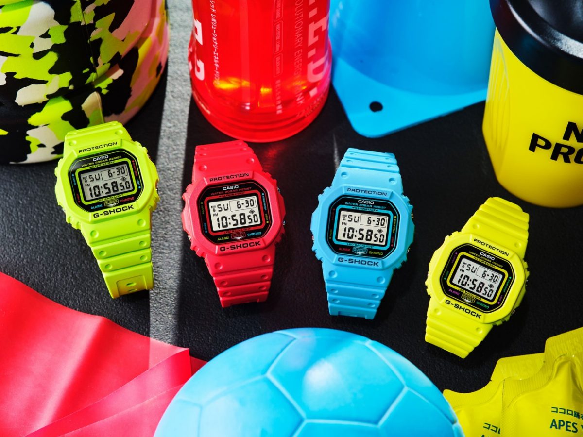 From left: DW-5600EP-9, DW-5600EP-4, DW-5600EP-2, GMD-S5600EP-9 #3