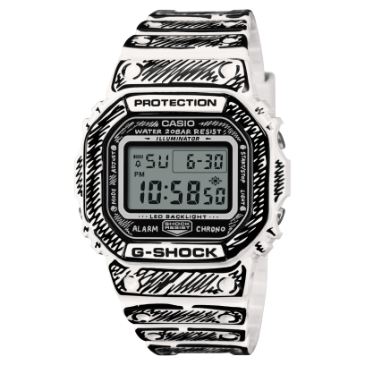 G-SHOCK DW-5600JV-7 手表 白色 #1