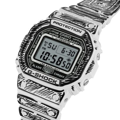 G-SHOCK DW-5600JV-7 手表 白色 #10