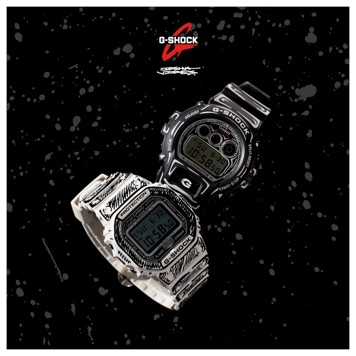 G-SHOCK DW-5600JV-7 手表 白色 #2