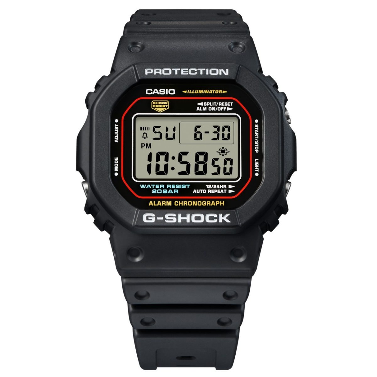 G-SHOCK DW-5600RL-1 手表 黑色 #7