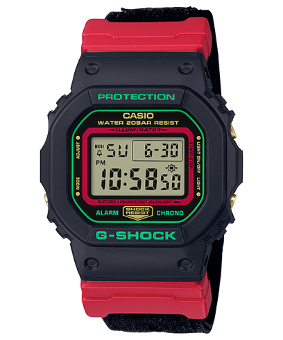 G-SHOCK DW-5600THC-1 手表 黑色 #1