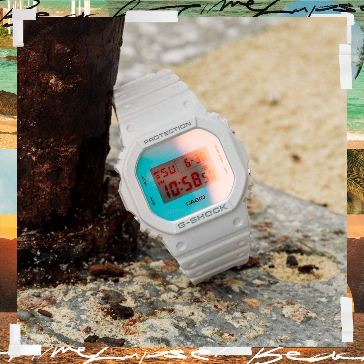 G-SHOCK DW-5600TL-7 手表 白色 #4