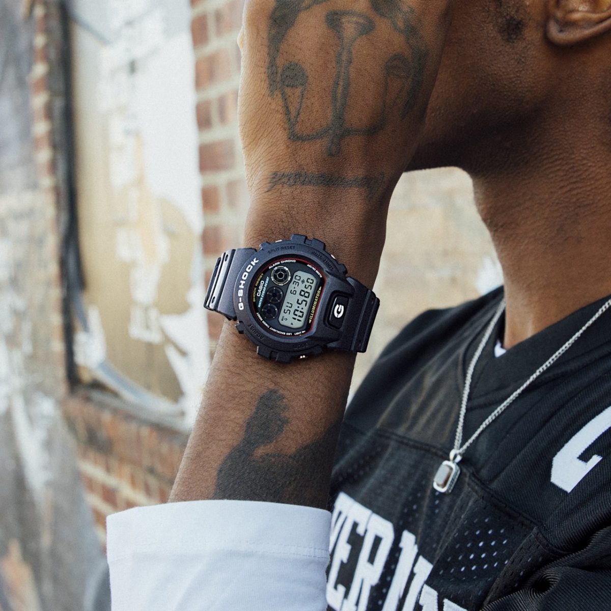 G-SHOCK DW-6900RL-1 手表 黑色 #9