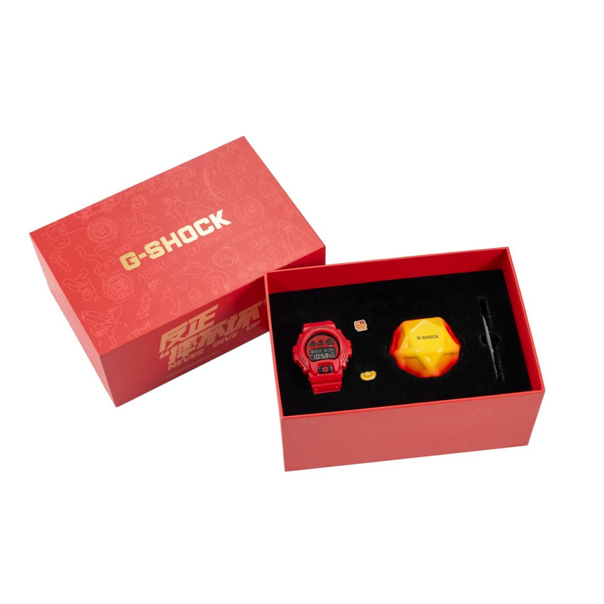 G-SHOCK DW-6900RRB-4 手表 红色 #6