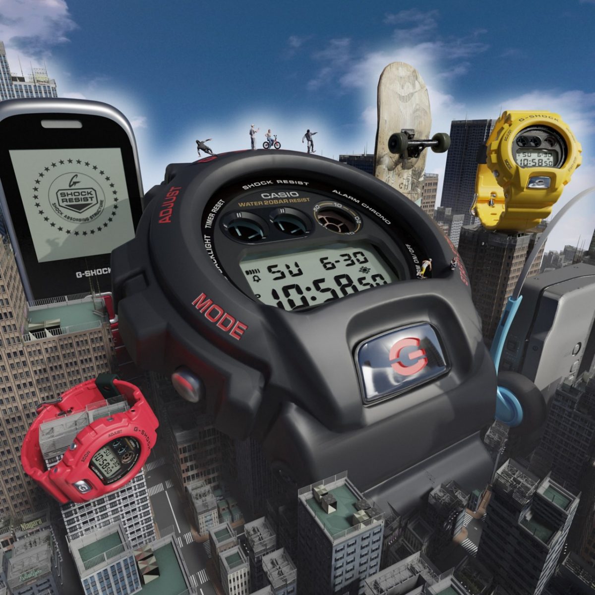 G-SHOCK DW-6900TR-1 手表 黑色 #2